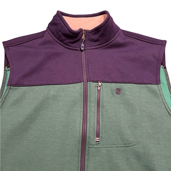 ⛳️ IZOD Golf Vest | Performance | Stretch | Green & Blue | Men’s Size Large - Picture 4 of 10